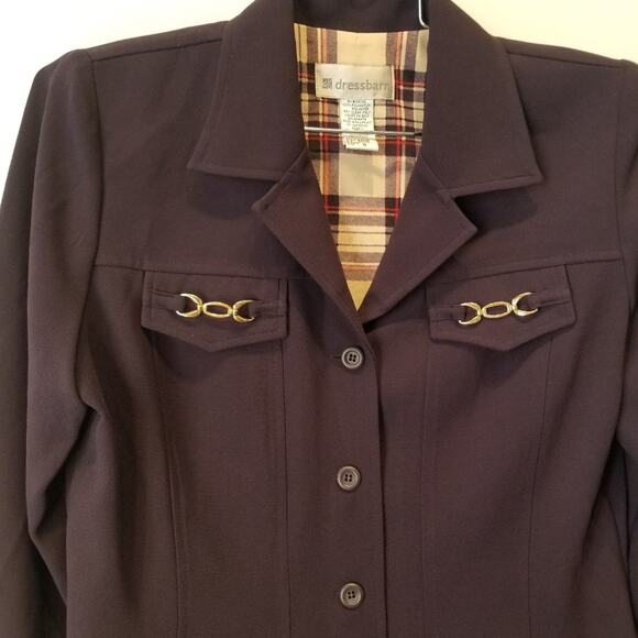 Dress Barn Vintage Suit Jacket Blazer Comfortable Long Sleeve Women's Size 8 - Picture 4 of 7